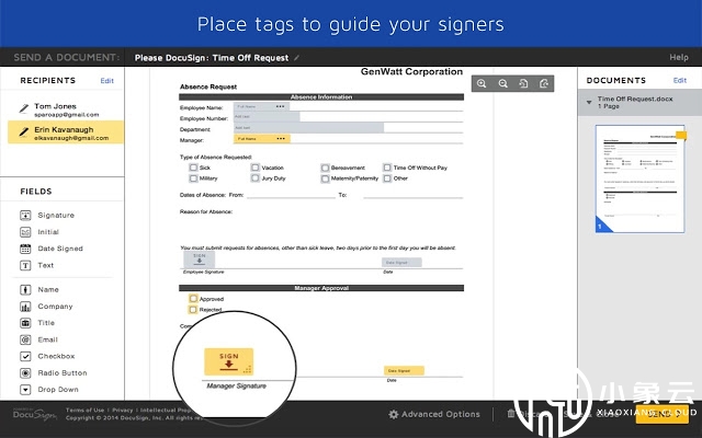 docusign电子签名：数字化签署合同的最佳方案